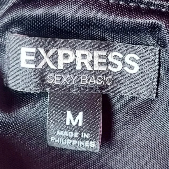 Express Strapless Dress Sexy Basic  Black Size M - Picture 15 of 15